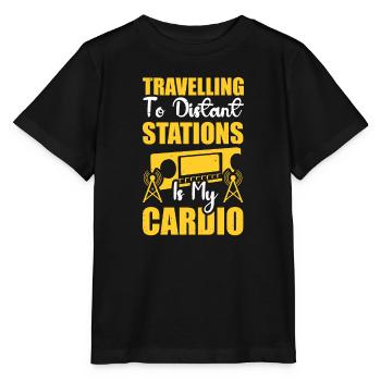 Program Speaker Radio Tower Presenter Cardio - Stanley/Stella MINI CREATOR Kids’ T-Shirt - black - Front - Mikhail (115cm)