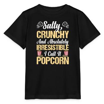 Maïs soufflé salé et croquant Maïs soufflé au beurre Maïs soufflé Maïs soufflé - T-shirt bio MINI CREATOR Stanley/Stella Enfant - noir - Devant - Mikhail (115cm)