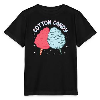 Cotton Candy Funny Cotton Candy Gift - Stanley/Stella MINI CREATOR Kids’ T-Shirt - black - Front - Mikhail (115cm)