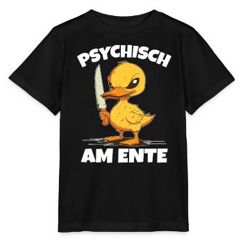 Psychisch am Ente - Stanley/Stella Kinder T-Shirt MINI CREATOR  - Schwarz - Vorne - Mikhail (115cm)
