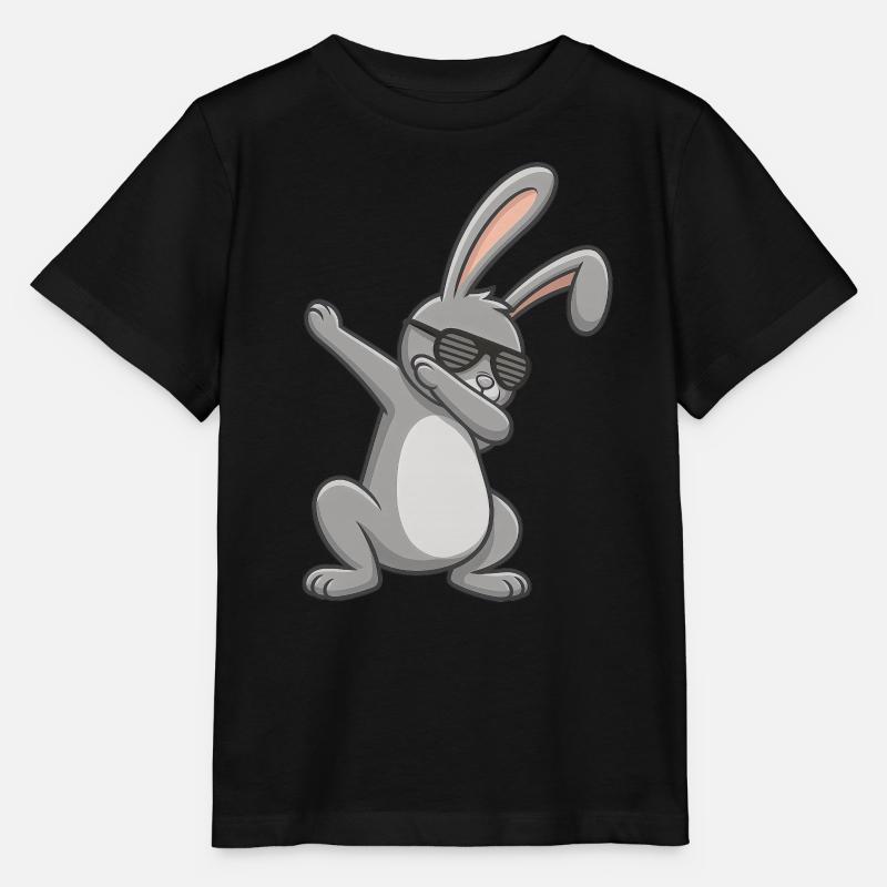 Osterhase Dab Ostern - Stanley/Stella Kinder T-Shirt MINI CREATOR  - Schwarz