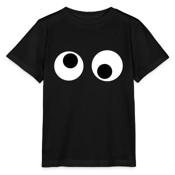 yeux - T-shirt bio MINI CREATOR Stanley/Stella Enfant - noir - Devant - Mikhail (115cm)