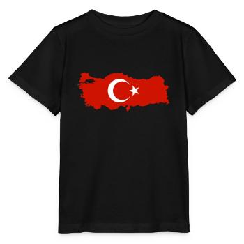 Türkei - Stanley/Stella Kinder T-Shirt MINI CREATOR  - Schwarz - Vorne - Mikhail (115cm)
