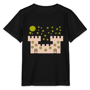 Castle - Stanley/Stella MINI CREATOR Kids’ T-Shirt - black - Front - Mikhail (115cm)