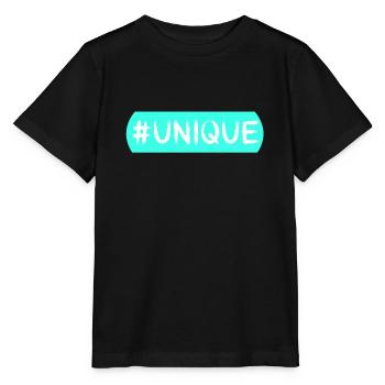 #Unique, Einzigartig, Besonders, Social,Hashtag - Stanley/Stella Kinder T-Shirt MINI CREATOR  - Schwarz - Vorne - Mikhail (115cm)