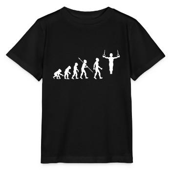Evolution Gymnastique Gymnastique Acrobatie Gymnastique - T-shirt bio MINI CREATOR Stanley/Stella Enfant - noir - Devant - Mikhail (115cm)