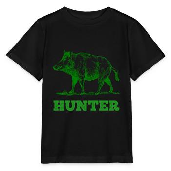 hunters - Stanley/Stella MINI CREATOR Kids’ T-Shirt - black - Front - Mikhail (115cm)