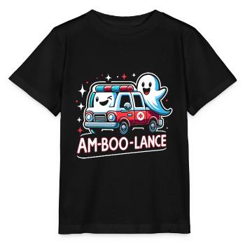 Am-Boo-Lance Krankenwagenfahrer Rettungssanitäter EMS Hallo - Stanley/Stella Kinder T-Shirt MINI CREATOR  - Schwarz - Vorne - Mikhail (115cm)
