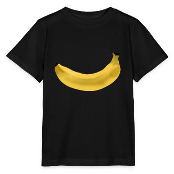 banana - Stanley/Stella MINI CREATOR Kids’ T-Shirt - black - Front - Mikhail (115cm)