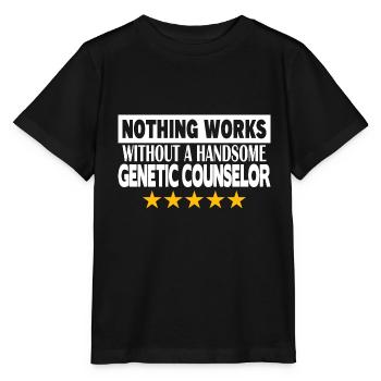 Conseiller en génétique - T-shirt bio MINI CREATOR Stanley/Stella Enfant - noir - Devant - Mikhail (115cm)