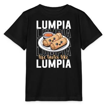 Rouleaux de printemps Lumpia Cuisine asiatique - T-shirt bio MINI CREATOR Stanley/Stella Enfant - noir - Devant - Mikhail (115cm)