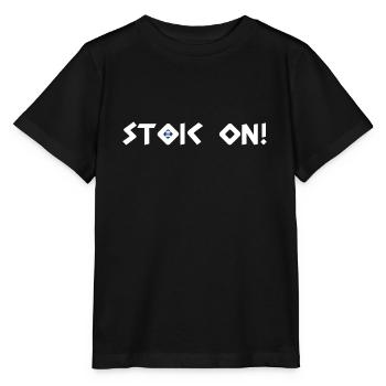Stoïc sur! - T-shirt bio MINI CREATOR Stanley/Stella Enfant - noir - Devant - Mikhail (115cm)