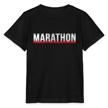marathon - Stanley/Stella MINI CREATOR Kids’ T-Shirt - black - Front - Mikhail (115cm)