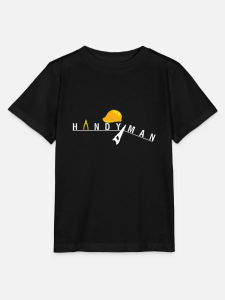 Handyman DIY - Stanley/Stella MINI CREATOR Kids’ T-Shirt - black
