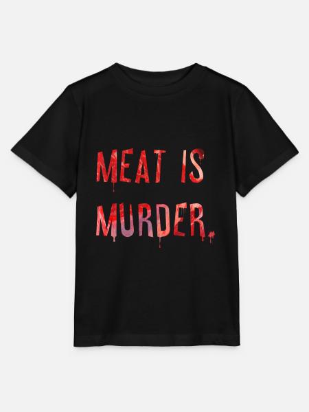 Fleisch ist Mord - Stanley/Stella Kinder T-Shirt MINI CREATOR  - Schwarz