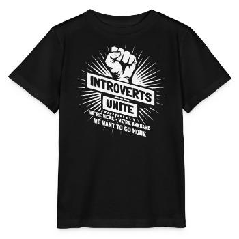 Introvertierte - vereinen - Stanley/Stella Kinder T-Shirt MINI CREATOR  - Schwarz - Vorne - Mikhail (115cm)
