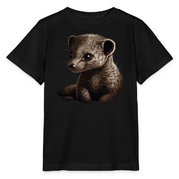 Bébé Mangouste Mangouste - T-shirt bio MINI CREATOR Stanley/Stella Enfant - noir - Devant - Mikhail (115cm)
