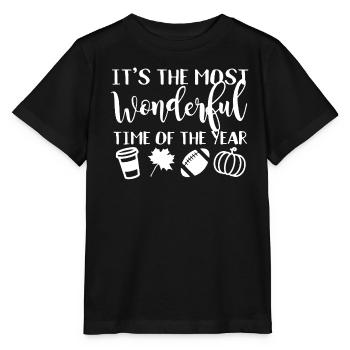 It's The Most Wonderful Time Of The Year - Stanley/Stella MINI CREATOR Kids’ T-Shirt - black - Front - Mikhail (115cm)