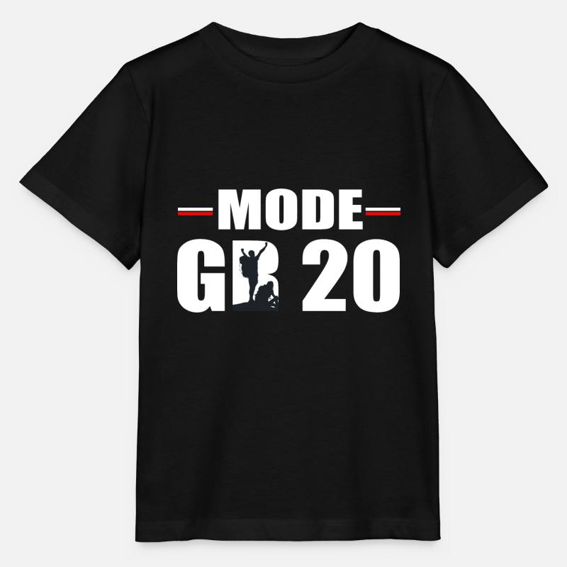 Randonee Mode GR 20 corse randonnée - T-shirt bio MINI CREATOR Stanley/Stella Enfant - noir