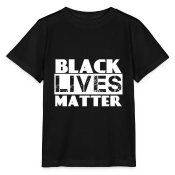 #BLACK LIVES MATTER - T-shirt bio MINI CREATOR Stanley/Stella Enfant - noir - Devant - Mikhail (115cm)