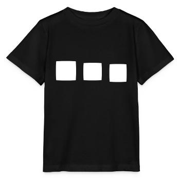 Square square shape - Stanley/Stella MINI CREATOR Kids’ T-Shirt - black - Front - Mikhail (115cm)