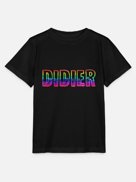 didier rs regenbogen - Stanley/Stella Kinder T-Shirt MINI CREATOR  - Schwarz