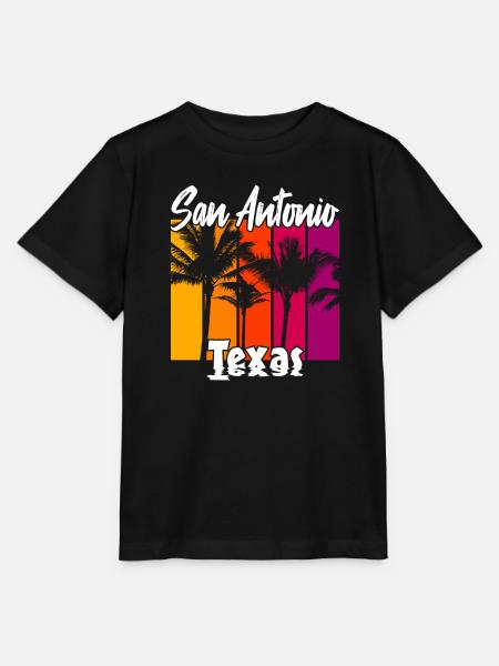 San Antonio Texas - Stanley/Stella Kinder T-Shirt MINI CREATOR  - Schwarz