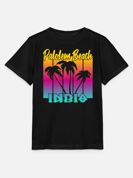 Palolem Beach India - Stanley/Stella Kinder T-Shirt MINI CREATOR  - Schwarz