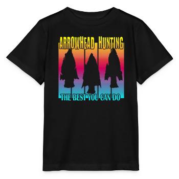 Arrowhead Hunting - Stanley/Stella MINI CREATOR Kids’ T-Shirt - black - Front - Mikhail (115cm)