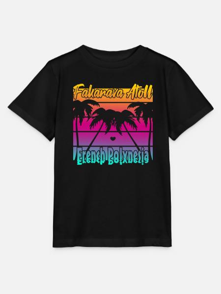 Fakarava Atoll French Polynesia - Stanley/Stella Kinder T-Shirt MINI CREATOR  - Schwarz