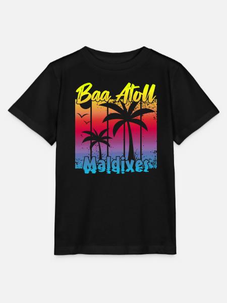 Baa Atoll Maldives - Stanley/Stella Kinder T-Shirt MINI CREATOR - Schwarz