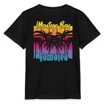 Montego Bay Jamaica - Stanley/Stella Kinder T-Shirt MINI CREATOR  - Schwarz - Vorne - Mikhail (115cm)