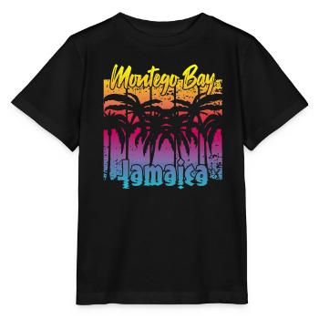 Montego Bay Jamaica - Stanley/Stella MINI CREATOR Kids’ T-Shirt - black - Front - Mikhail (115cm)