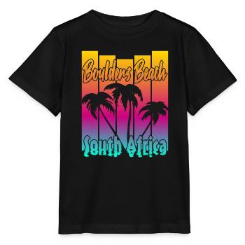 Boulders Beach - Stanley/Stella Kinder T-Shirt MINI CREATOR  - Schwarz - Vorne - Mikhail (115cm)