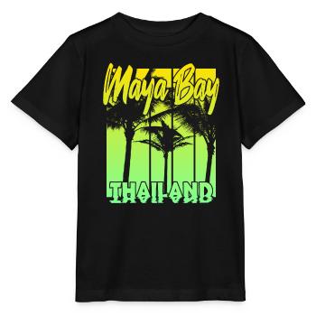 Maya Bay Thailand - Stanley/Stella MINI CREATOR Kids’ T-Shirt - black - Front - Mikhail (115cm)
