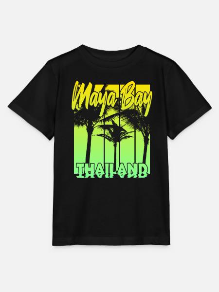 Maya Bay Thailand - Stanley/Stella Kinder T-Shirt MINI CREATOR - Schwarz