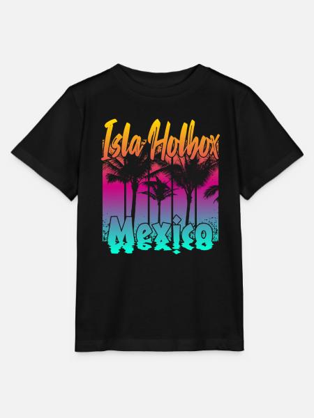Isla Holbox Mexico - Stanley/Stella Kinder T-Shirt MINI CREATOR  - Schwarz
