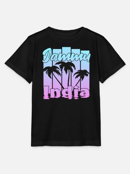 Jammu India Sonnenuntergang - Stanley/Stella Kinder T-Shirt MINI CREATOR - Schwarz