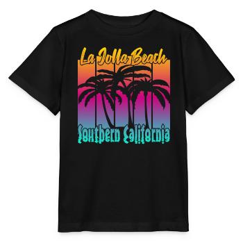 La Jolla Beach Southern California - Stanley/Stella Kinder T-Shirt MINI CREATOR  - Schwarz - Vorne - Mikhail (115cm)