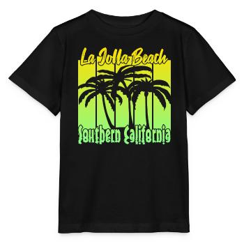 La Jolla Beach Southern California - Stanley/Stella Kinder T-Shirt MINI CREATOR  - Schwarz - Vorne - Mikhail (115cm)