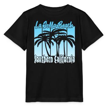 La Jolla Beach Southern California - Stanley/Stella Kinder T-Shirt MINI CREATOR  - Schwarz - Vorne - Mikhail (115cm)