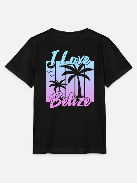 Ich liebe Belize - Stanley/Stella Kinder T-Shirt MINI CREATOR - Schwarz