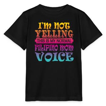 Filipino mother - Stanley/Stella MINI CREATOR Kids’ T-Shirt - black - Front - Mikhail (115cm)