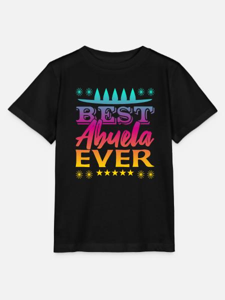 Best Abuela Ever - Stanley/Stella Kinder T-Shirt MINI CREATOR - Schwarz