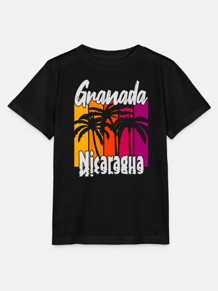 Granada Nicaragua - Stanley/Stella Kinder T-Shirt MINI CREATOR - Schwarz