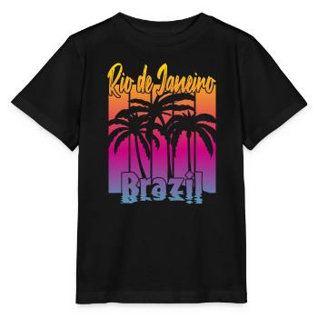 Rio de Janeiro Brazil - Stanley/Stella MINI CREATOR Kids’ T-Shirt - black - Front - Mikhail (115cm)