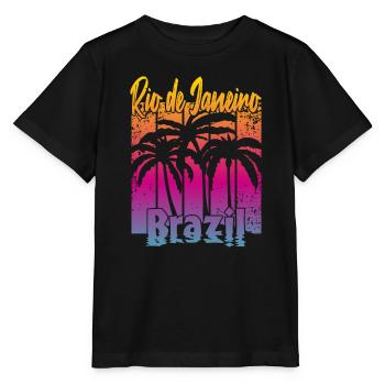 Rio de Janeiro Brazil - Stanley/Stella MINI CREATOR Kids’ T-Shirt - black - Front - Mikhail (115cm)