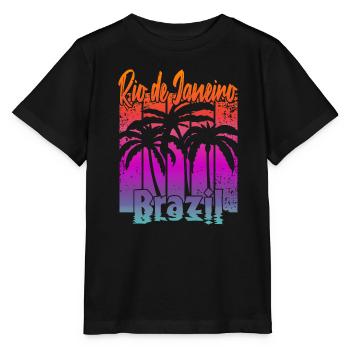 Rio de Janeiro Brazil - Stanley/Stella MINI CREATOR Kids’ T-Shirt - black - Front - Mikhail (115cm)