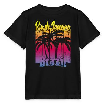 Rio de Janeiro Brazil - Stanley/Stella MINI CREATOR Kids’ T-Shirt - black - Front - Mikhail (115cm)