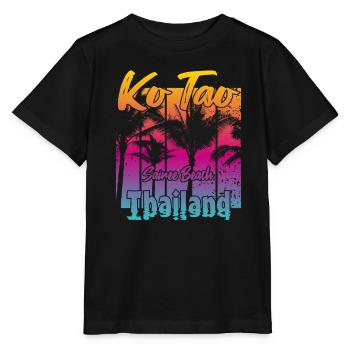 Ko Tao Sairee Beach Thailand - Stanley/Stella MINI CREATOR Kids’ T-Shirt - black - Front - Mikhail (115cm)